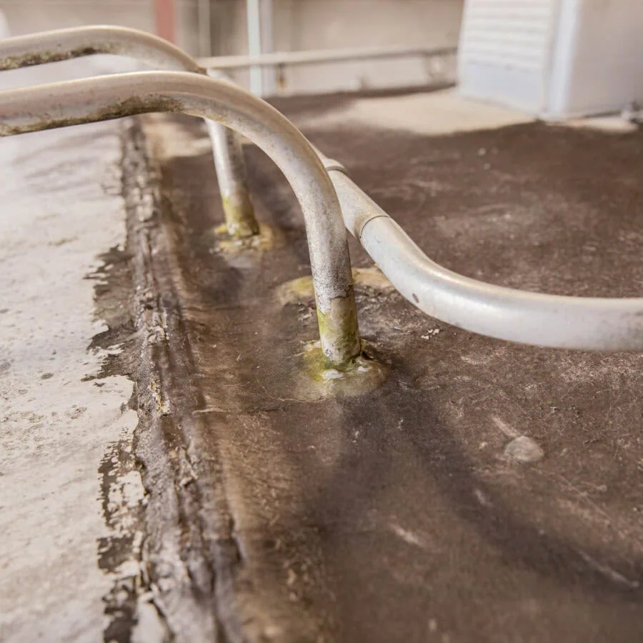 rv roof caulk damages