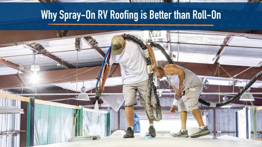 Why SprayOn RV Roofing is Better than RollOn FlexArmor