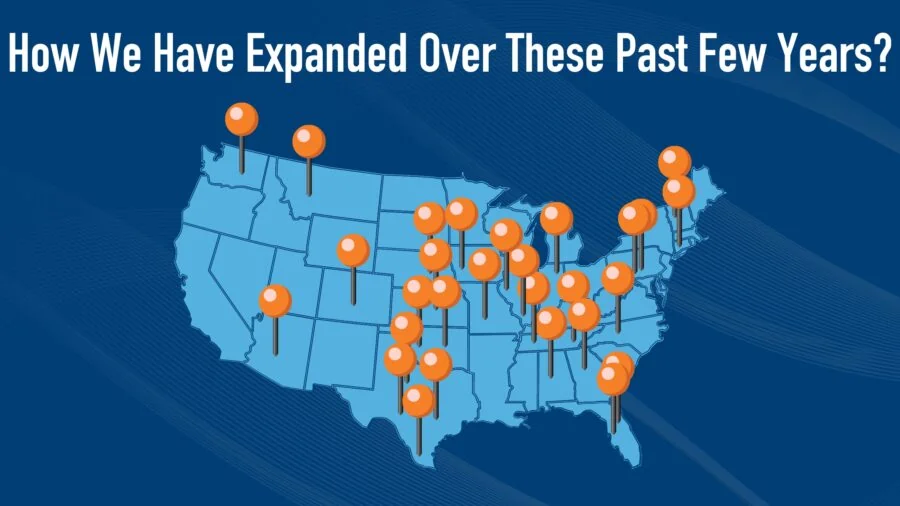 How we have expanded over the past few years