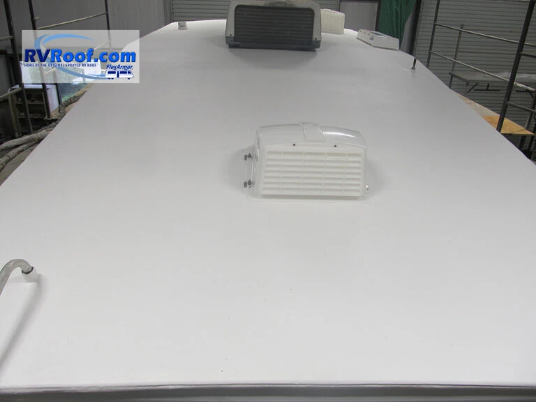 after of a roof being repaired