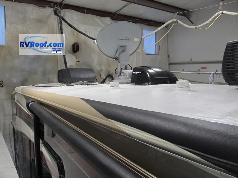 roof with a satellite