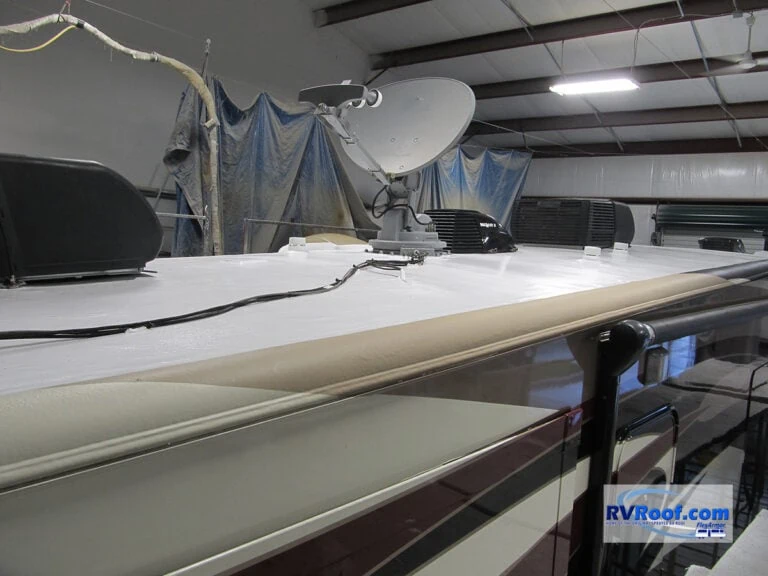 roof with a satellite