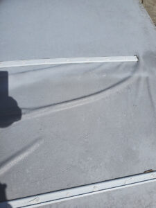 rv roof with wrinkles due to ballooning